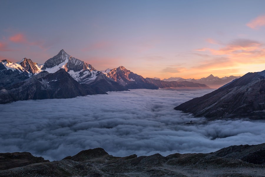 Panorama des Alpes valaisannes